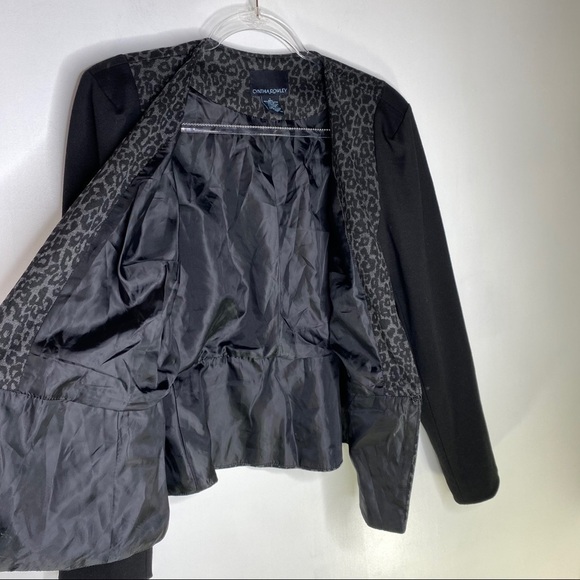 Cynthia Rowley Animal Print Jacket Blazer - Picture 8 of 9